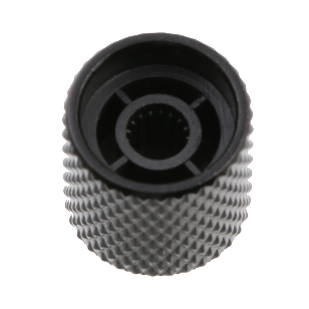 10pcs Metal Guitar Control Knobs Flat Top Volume Tone Knob 6mm Shaft Black