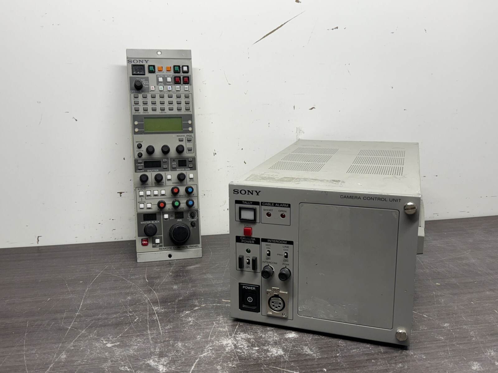 Sony Camera Control Unit CCU-TX7 W/ Remote RCP-TX7 - X68