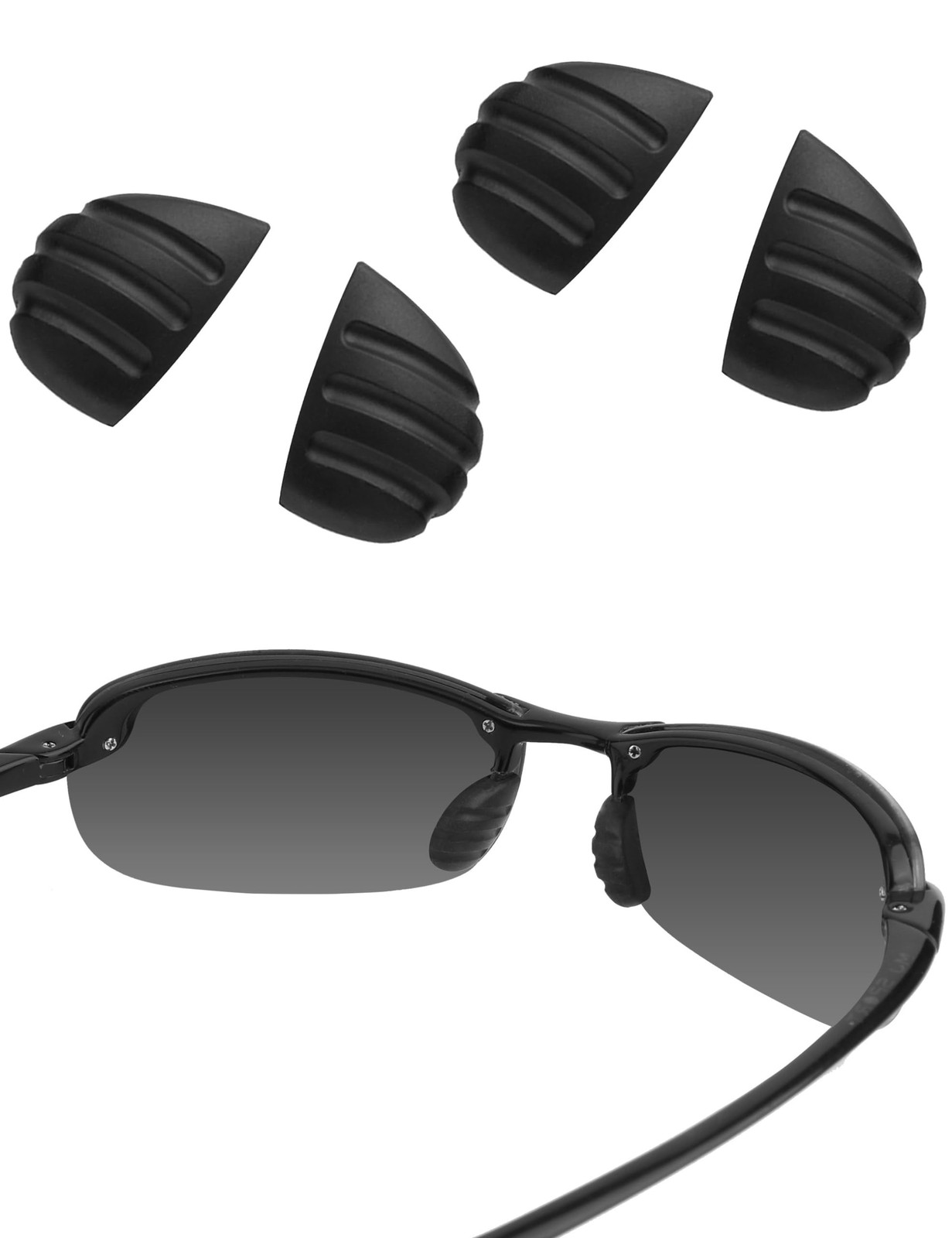 Bwake 2 Pairs Replacement Nose Pieces Pads for Maui Jim Makaha/Sandy Beach/Ho...
