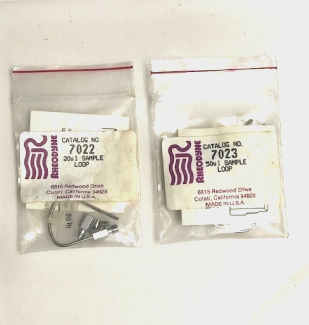 Rheodyne - 7023  50µL -and 7022 20 µL Sample Loop SS - NEW
