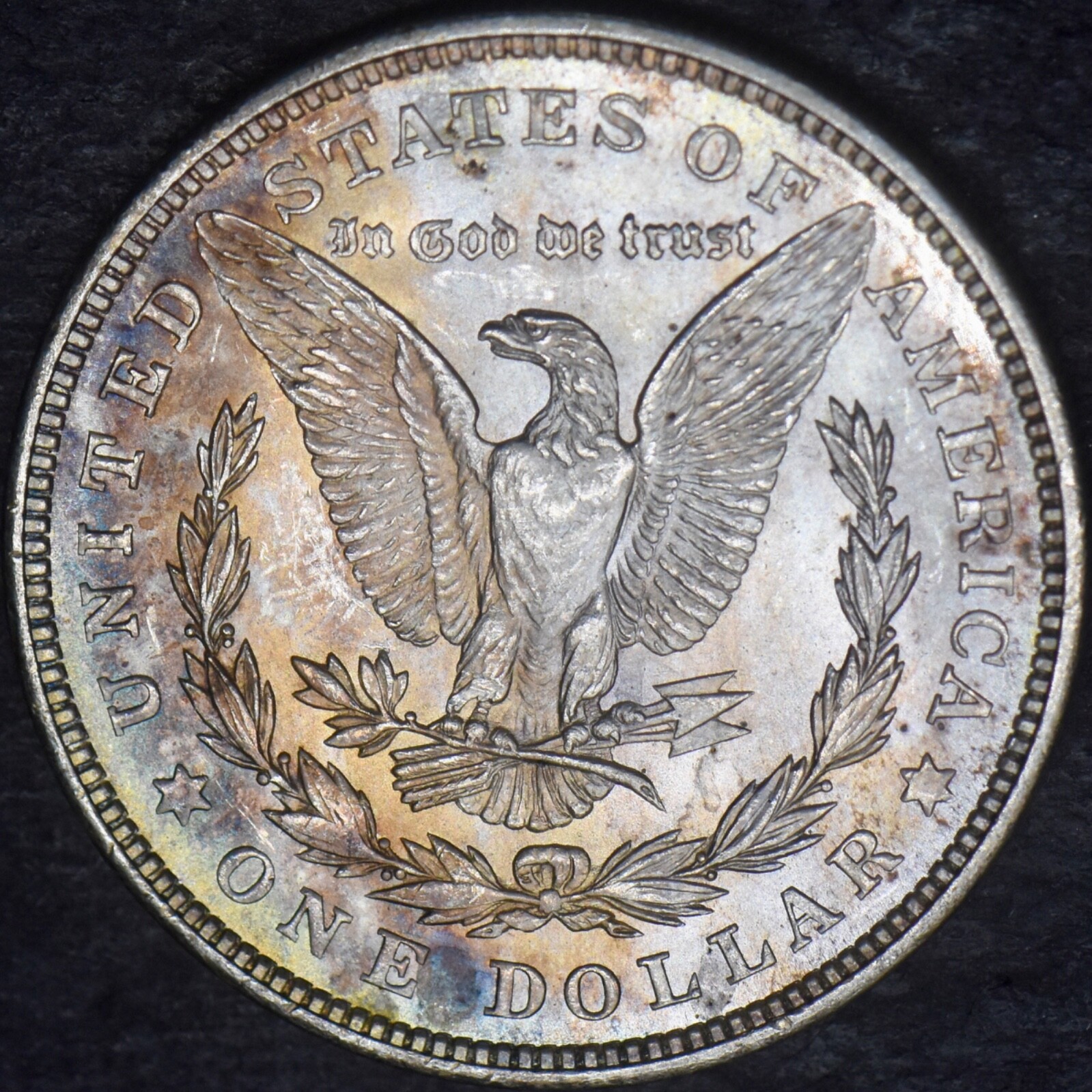 1921 Morgan Silver Dollar Toned - ✪COINGIANTS✪