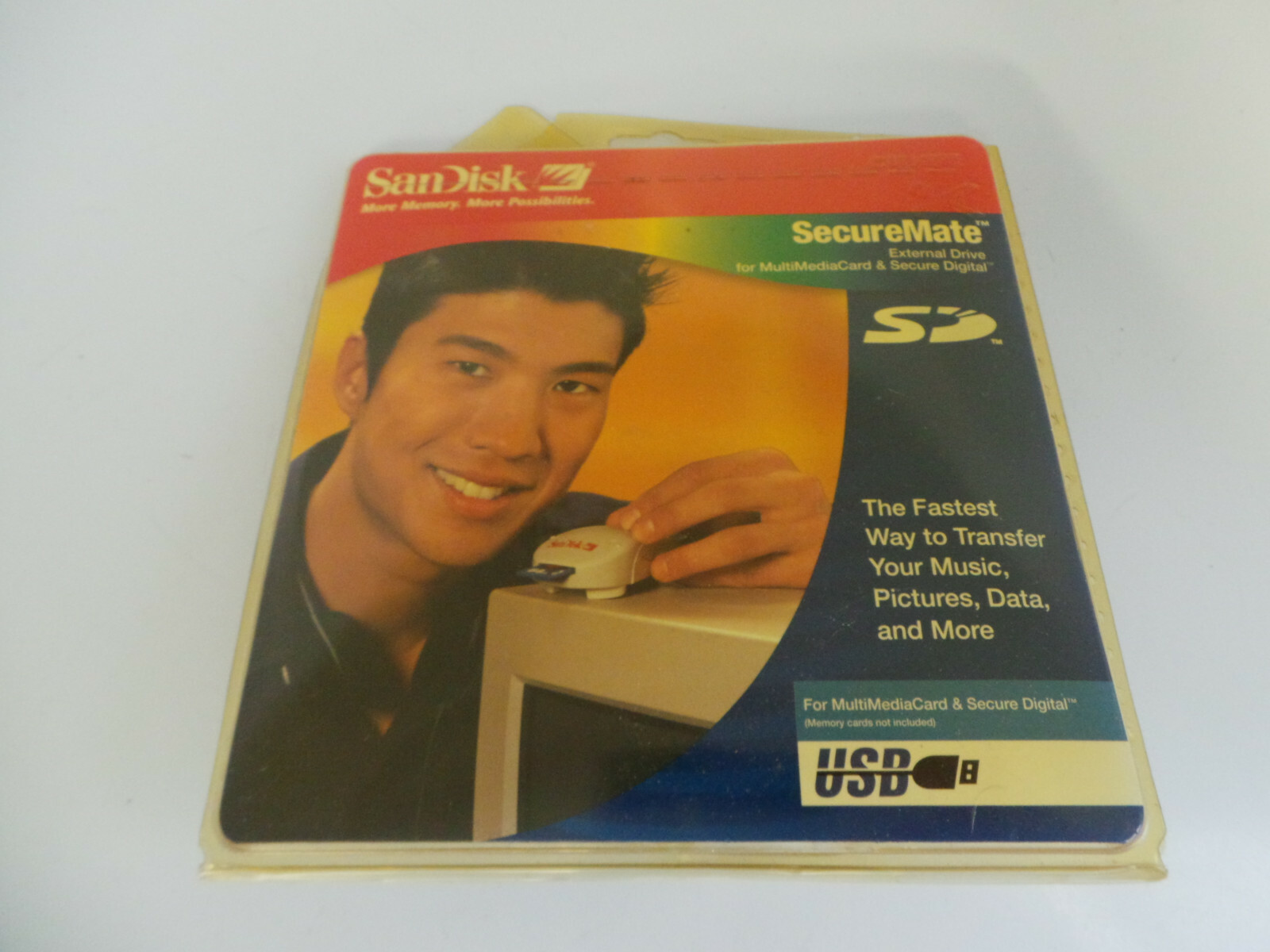 SanDisk SecureMate External Drive For Multi Media Card & Secure Digital NIP