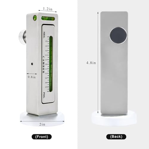 Adjustable Magnetic Gauge Tool, Wheel Camber Caster Pillar Alignment White