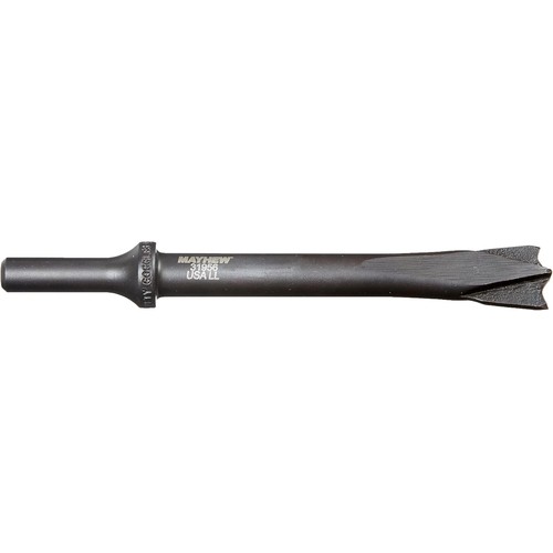 Mayhew 31956 Pneumatic Double-Cut Body Ripper, .401 Parker Shank, 8-1/4" Blade