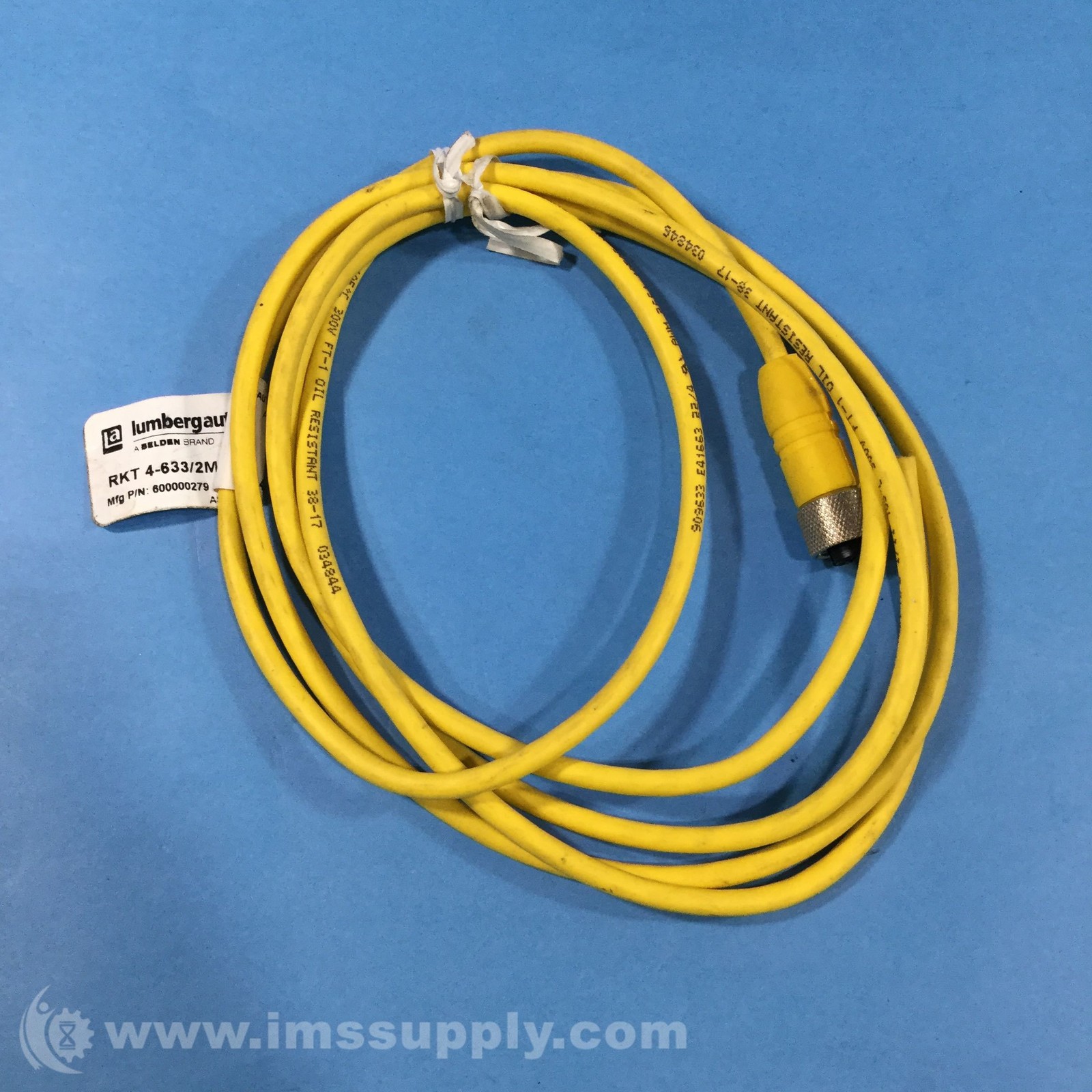 Lumberg Automation RKT 4-633/2M M12 Cordset FNIP
