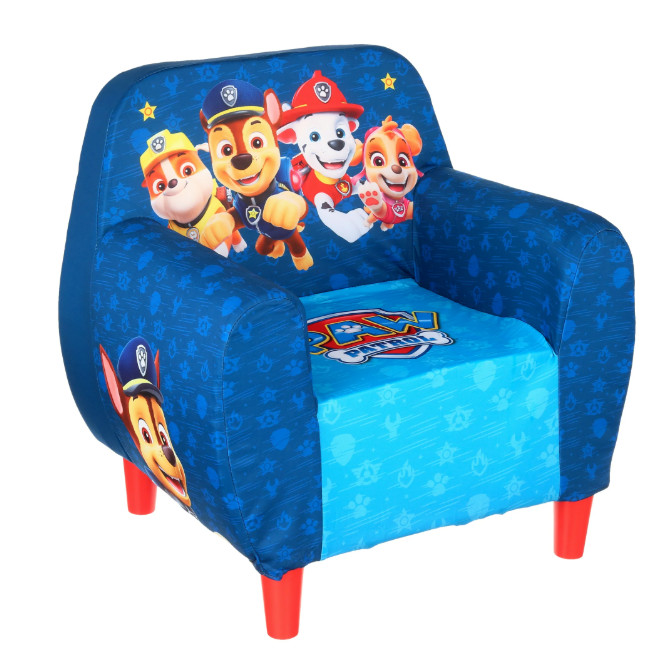 PAW Patrol Kids Foam Chair Blue by Delta Children Toddler Sofa Seat