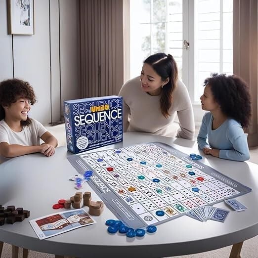 Jumbo Sequence Board Game | Strategic Board Game for Kids and Adults