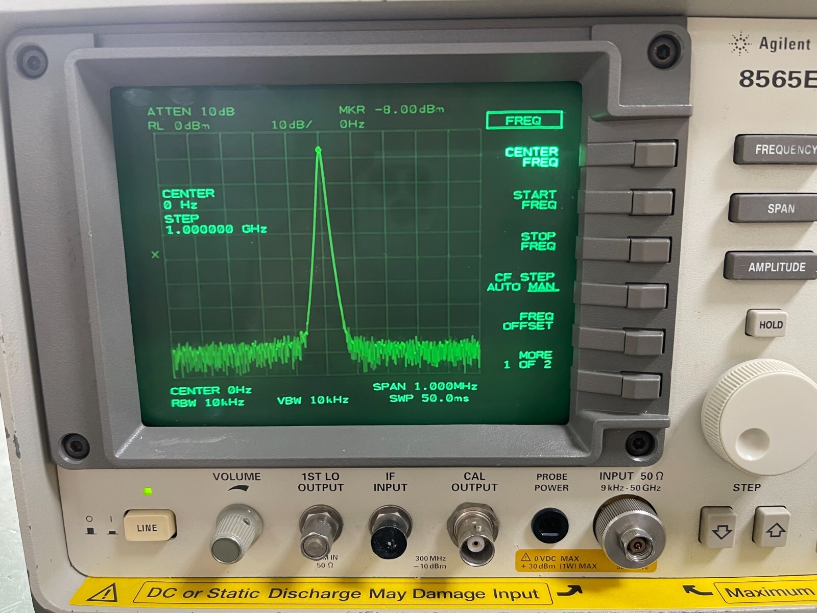 Agilent Keysight 8565E 9KHz - 50GHz Spectrum Analyzer_1513