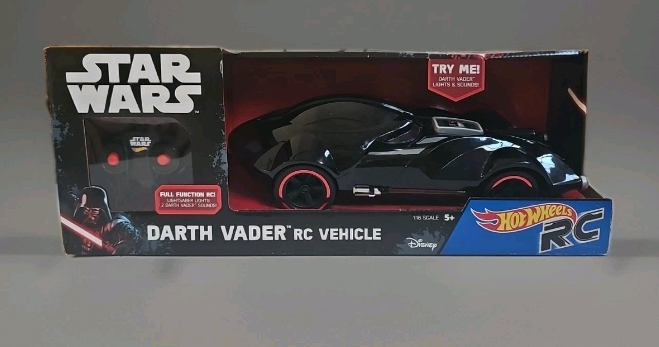 Hot Wheels Star Wars Darth Vader RC Vehicle Disney 1:18 Scale