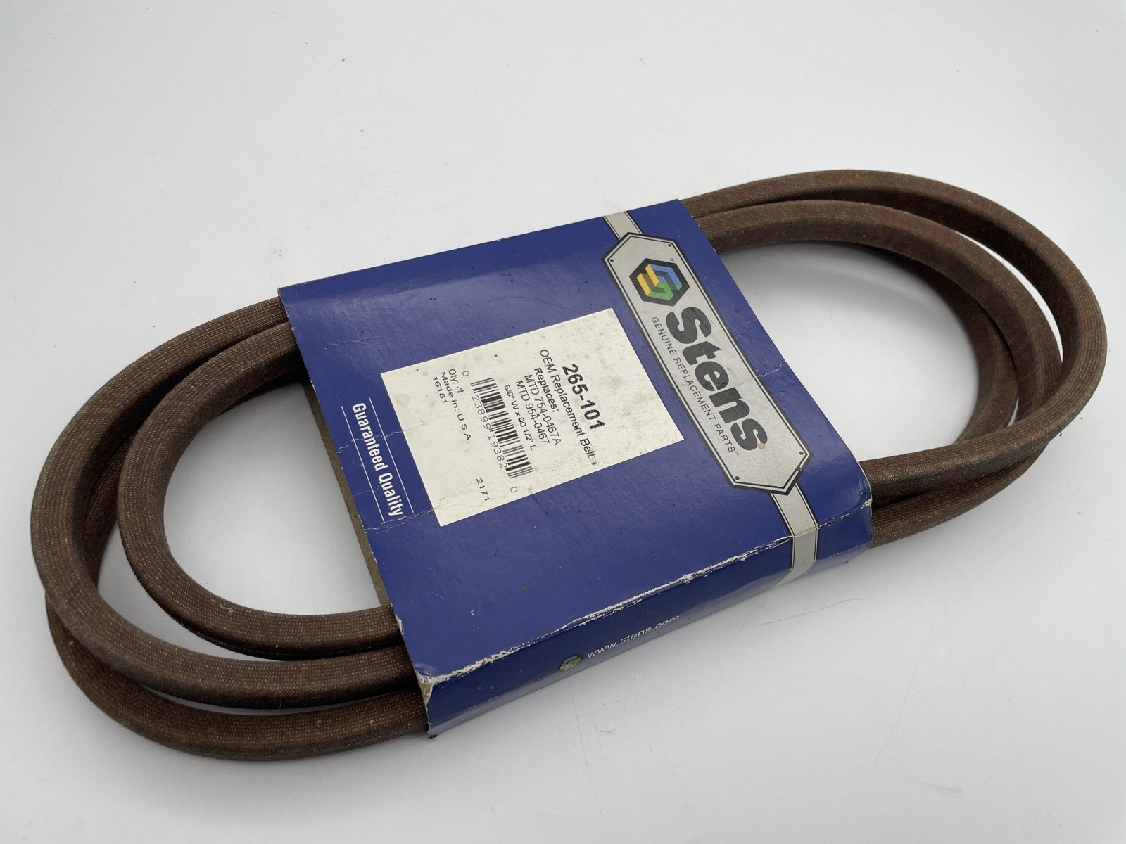 Stens 265-101 drive belt MTD 754-0467A, 954-0467, Toro 112-03001 New Old Stock