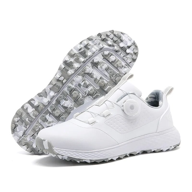 Waterproof Breathable Golf Shoes Men Women Golf Spikeless Outdoor Walking Shoes