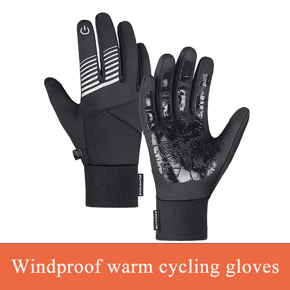 Winter Cycling Glove Anti-Slip Touchscreen Waterproof Road Bike MTB Gravel Glove