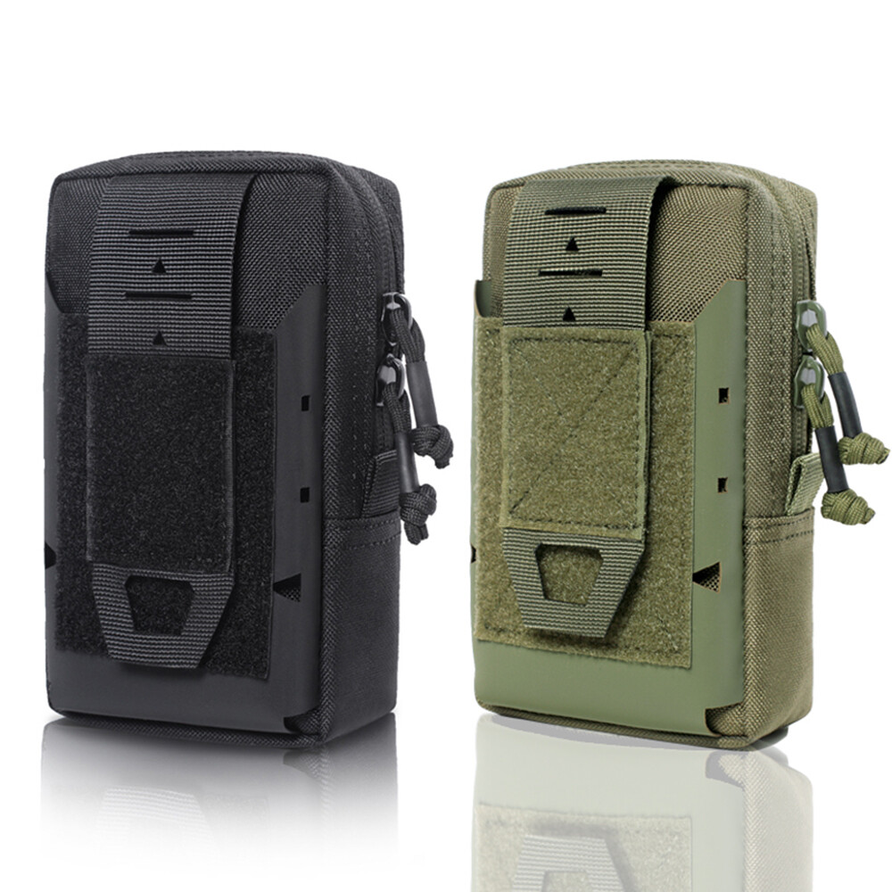 Tactical Cell Phone Holster Pouch Case Molle Gadget Bag Molle Holder Waist Bag