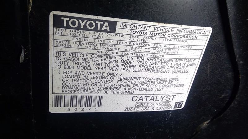 2004 Sequoia Stability Module Sku#3513854