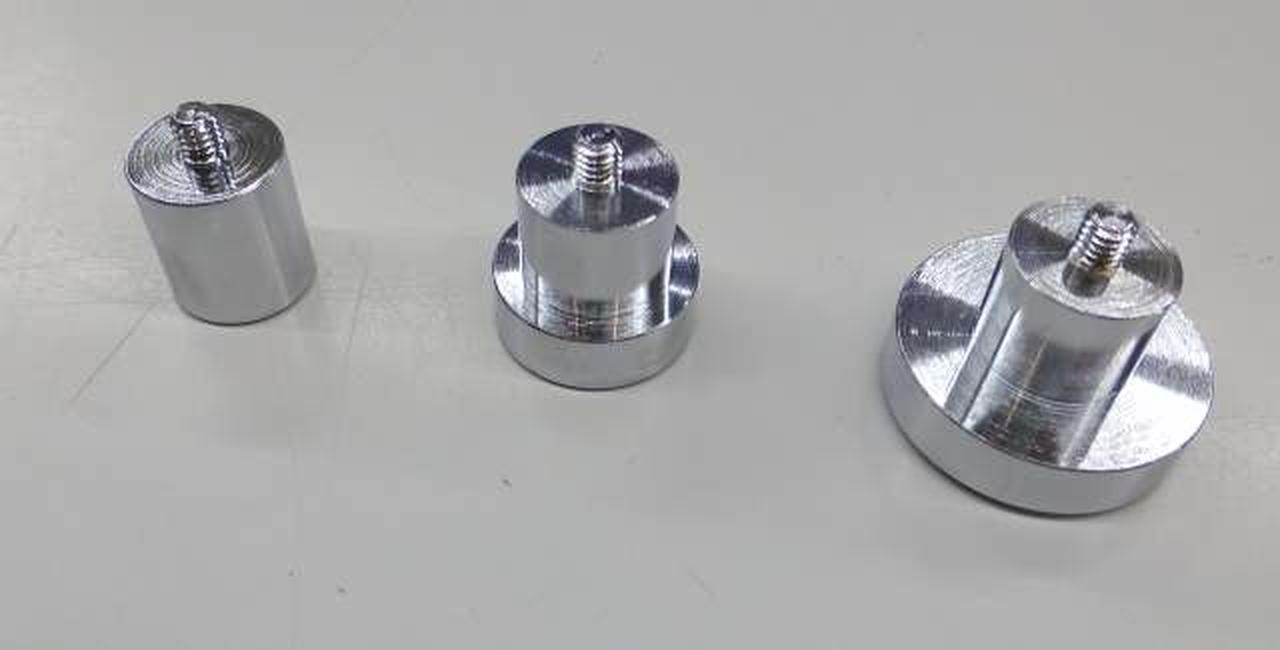Technics SH-1200W-S Sub Weight Set Silver 3Pcs for SL-1200 DJ Turntable w/ Box