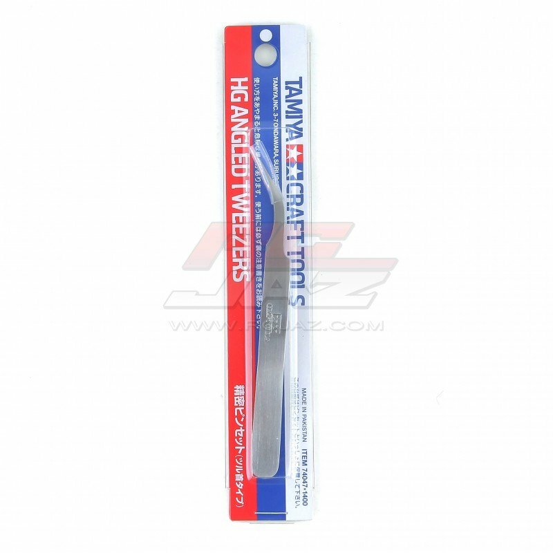 Tamiya 74047 HG Curved Angled Tweezers RC Plastic Model Decal Craft Tool