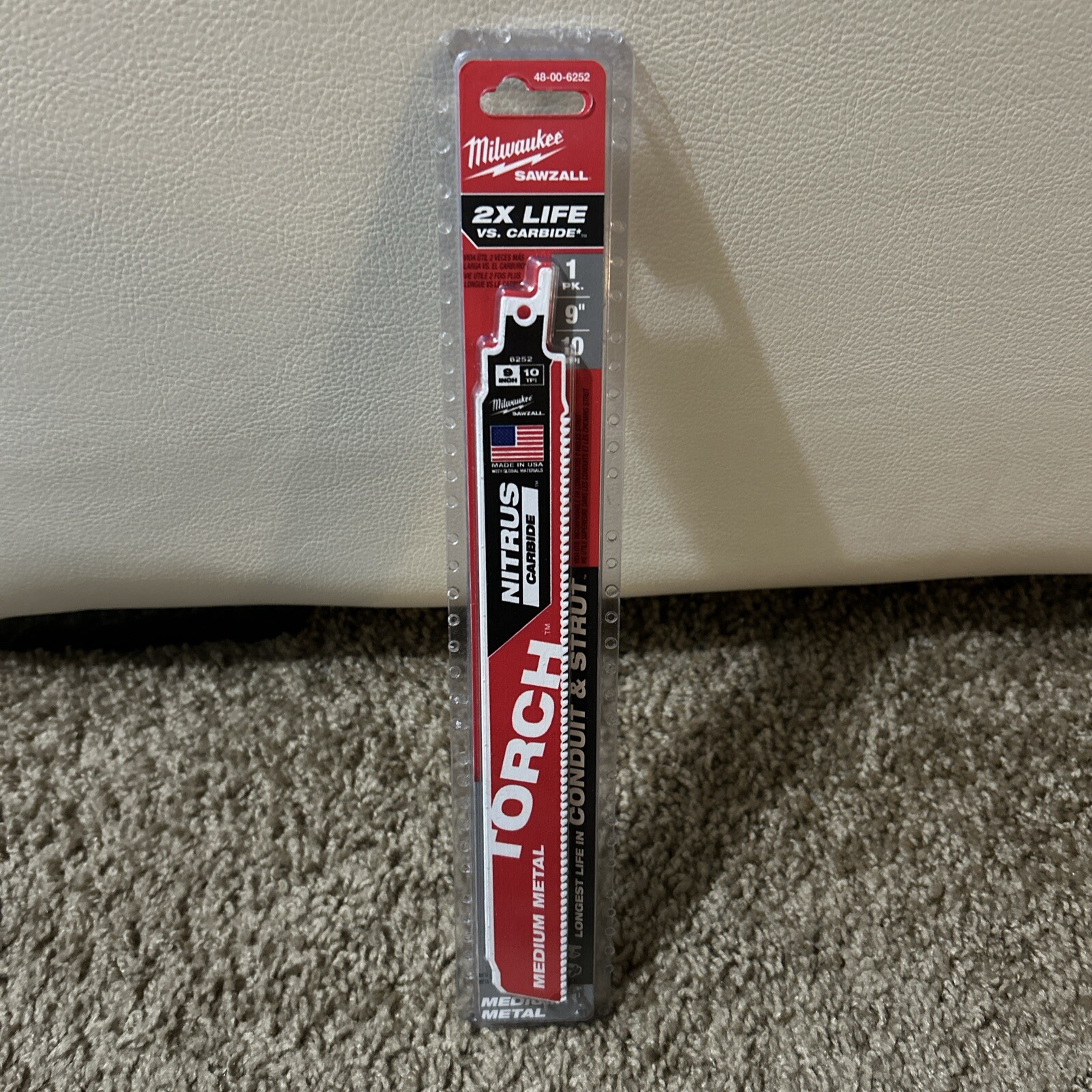 Milwaukee Tool 48-00-6252 Nitrus Torch For Mm 1Pk 9 In. 10Tpi