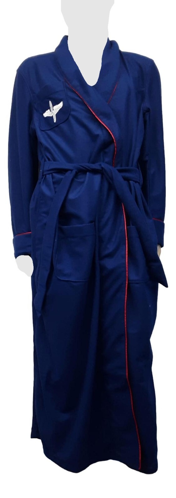US Military Air Force Academy USAF Bath Robe Cadet - Women's Size X-Large Red