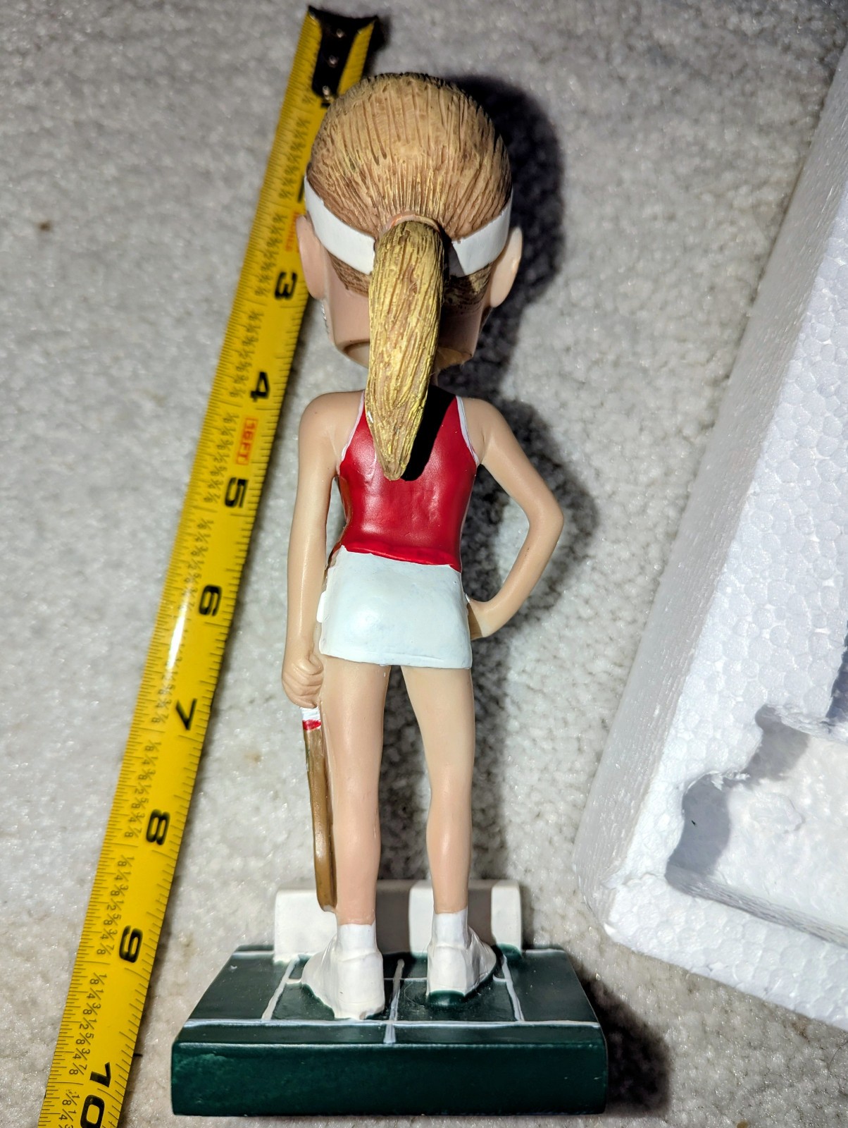 NEW IN BOX VINTAGE 2004 MARIA SHARAPOVA BOBBLE HEAD TENNIS SGA JP MORGAN CHASE