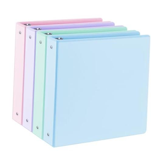 1.5'' 3-Ring-Binder with Pockets, 325 Sheets Capacity, 2 inch Binders 1.5-inch