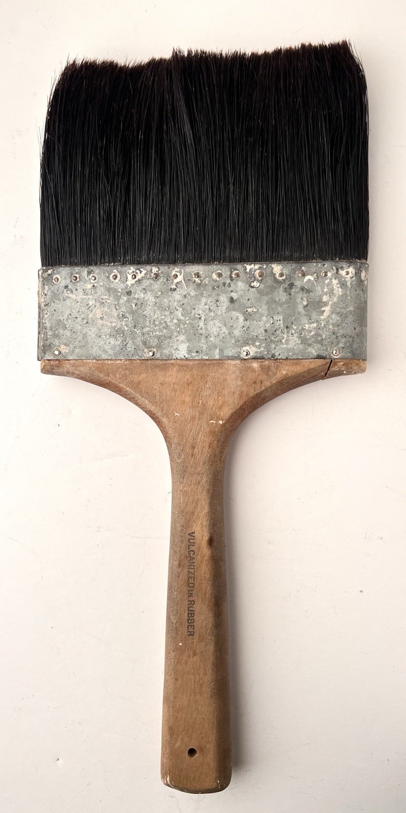 Large VTG Paint Brushes 7" Sherwin Williams 8" Vulcanized Rubber Steampunk Decor