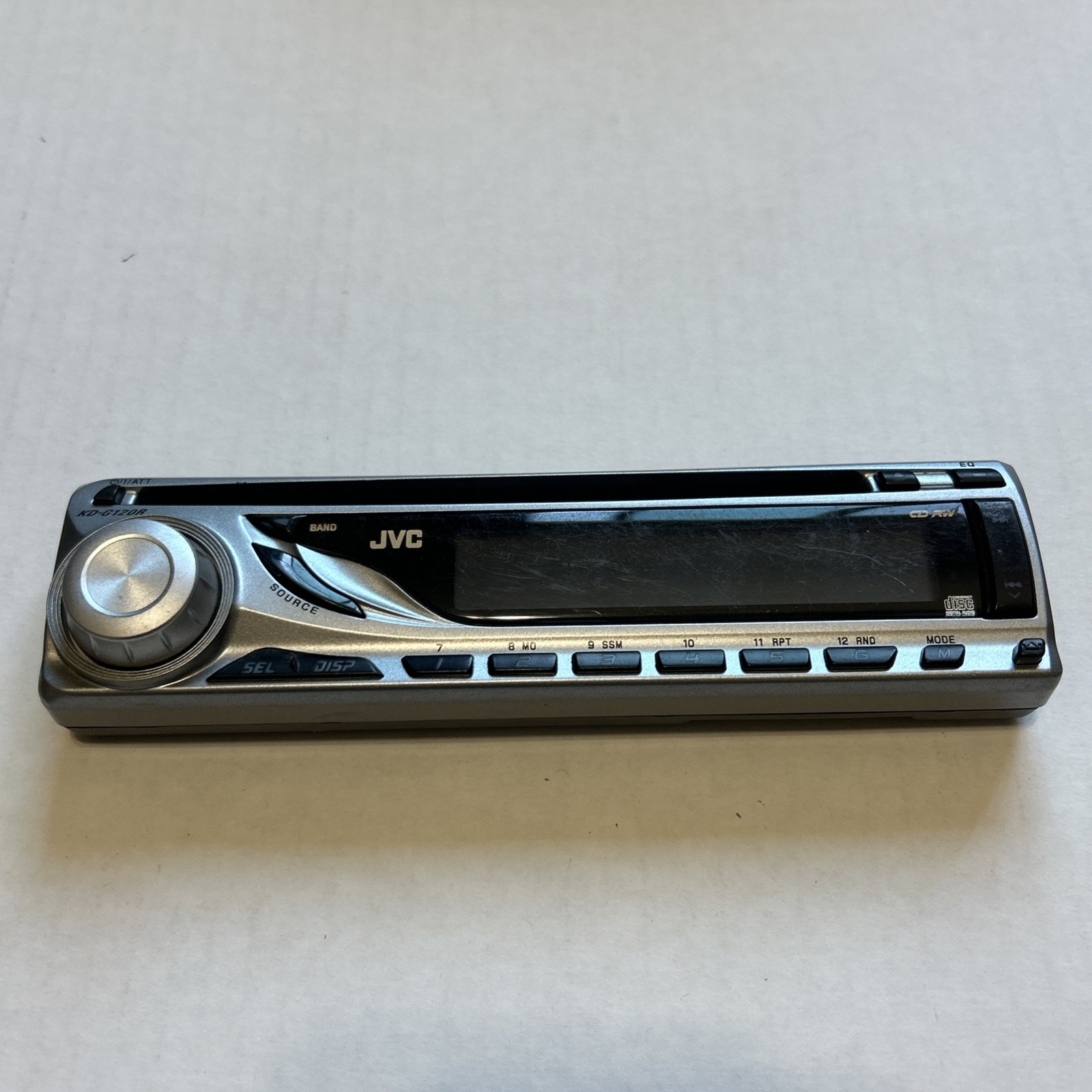 JVC KD-G120R Replacement Faceplate For Car Stereo