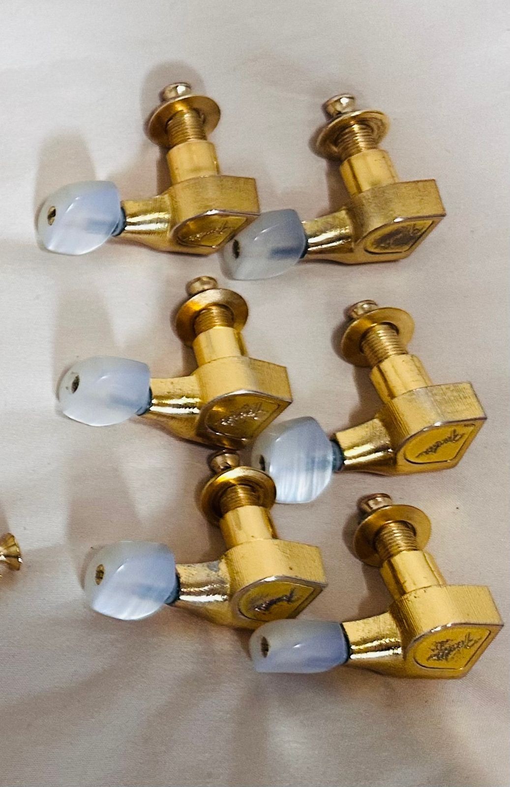 Fender Schaller XGE-1G tuners elite gold SRV JohnMayer black1 (USED)
