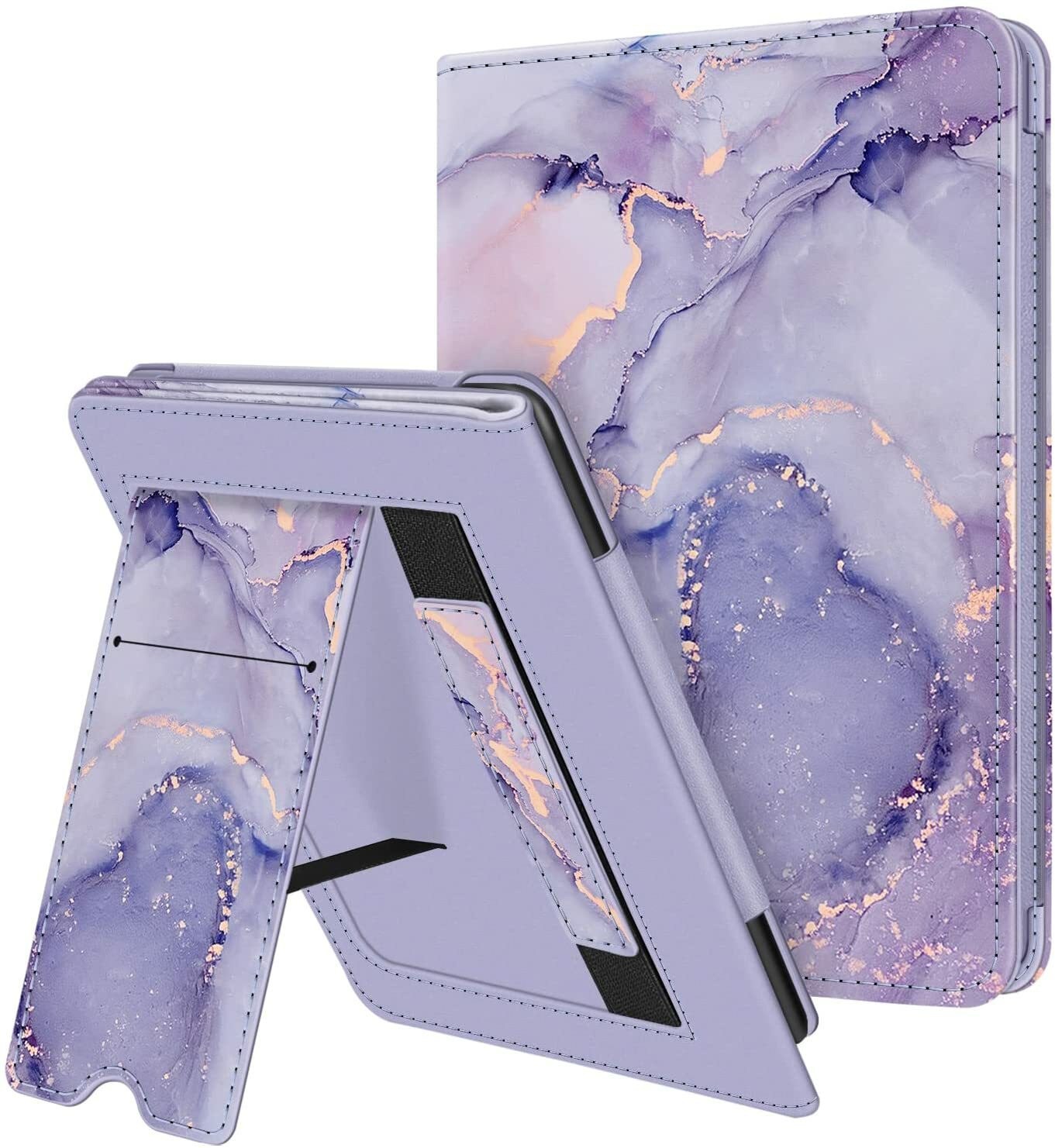 Stand Case for Kindle Paperwhite 11th 2021 Sleeve Cover w Card Slot+Hand Strap