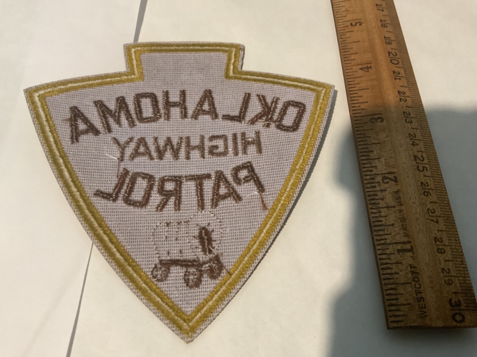 Oklahoma Highway Patrol collectable Patch New and Full Size