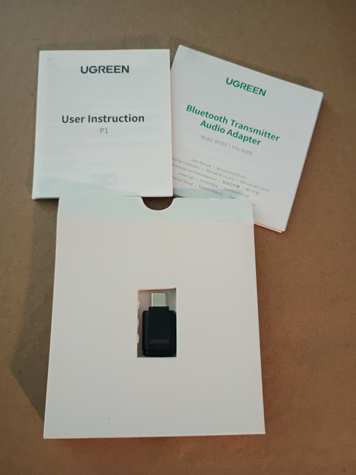 UGREEN BT501 USB-C Bluetooth Transmitter Audio Adapter PS5 PC