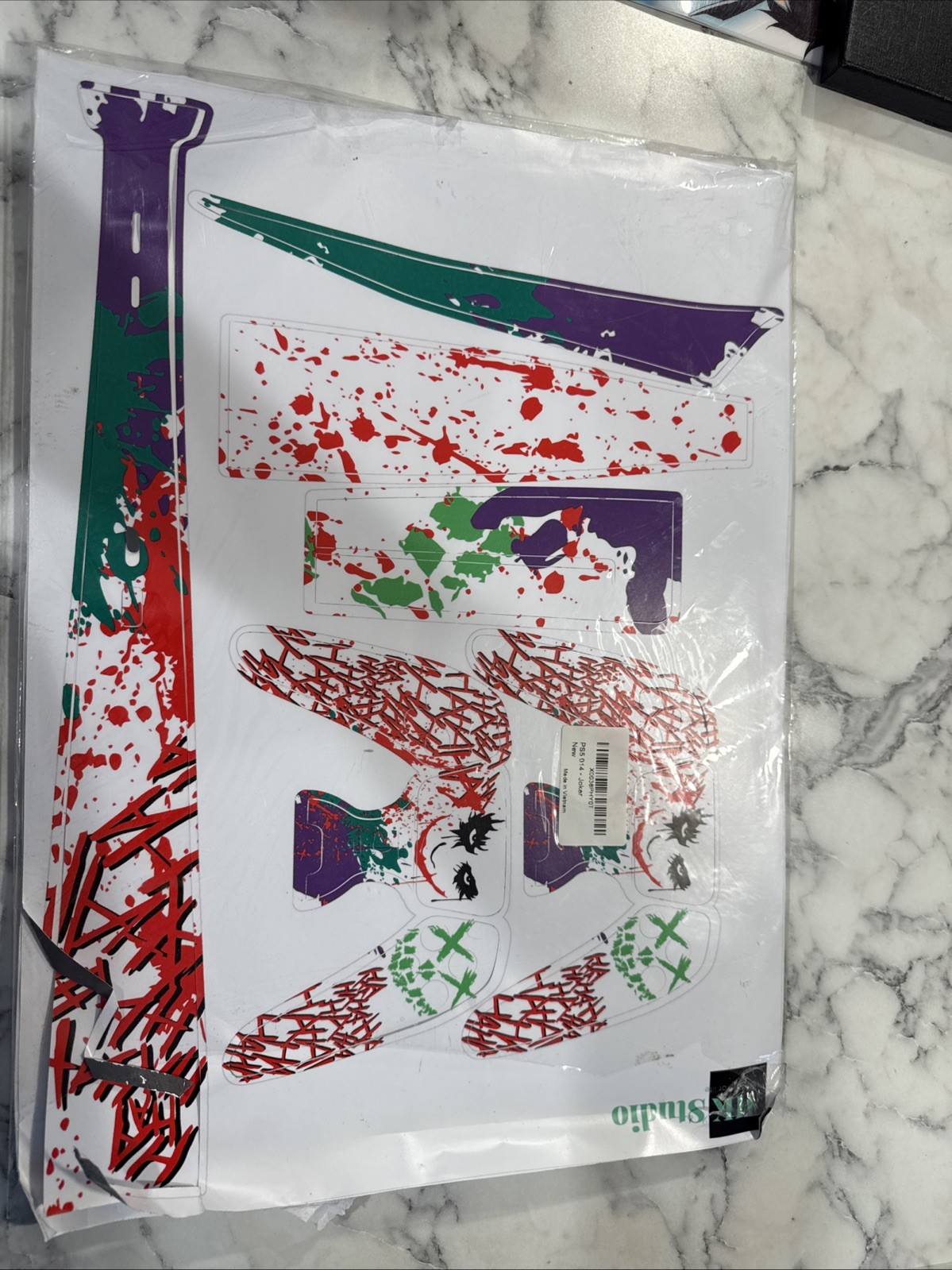 Joker PS5 Decal Vinyl Wrap Cover Sticker Full Set for PlayStation 5 Console