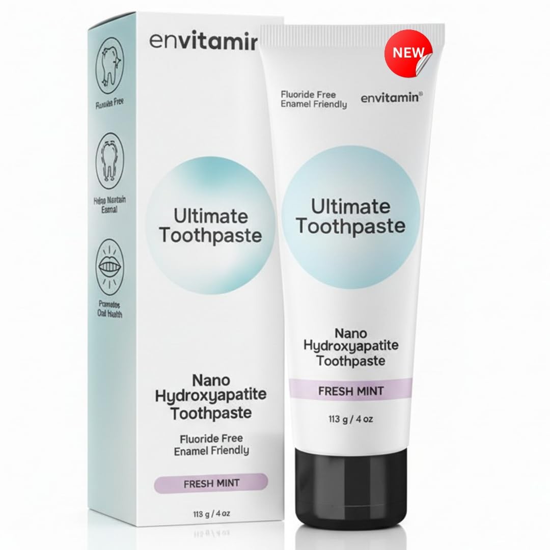 envitamin Fluoride Free Nano Hydroxyapatite Ultimate 4 Ounce (Pack of 1)