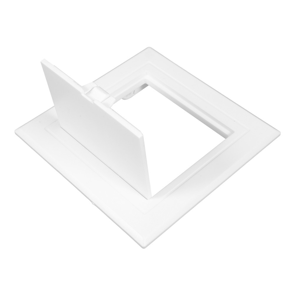 Bathroom Plumbing Access Panel Plastic Cover Plate for Drywall