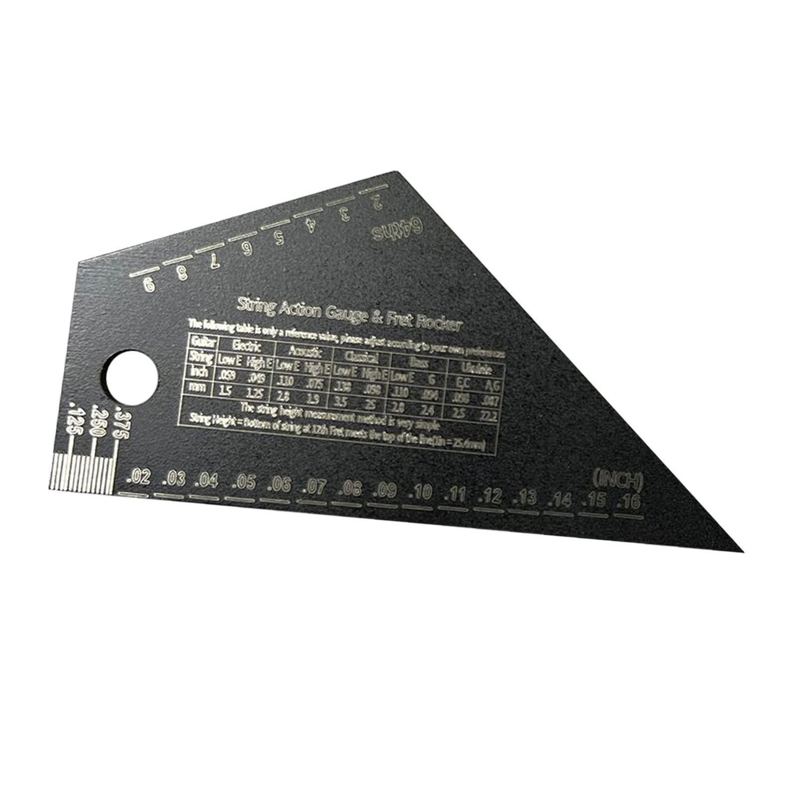 Guitar Fret Rocker Fret Leveling Tool for Acoustic Guitar Basses Accessories