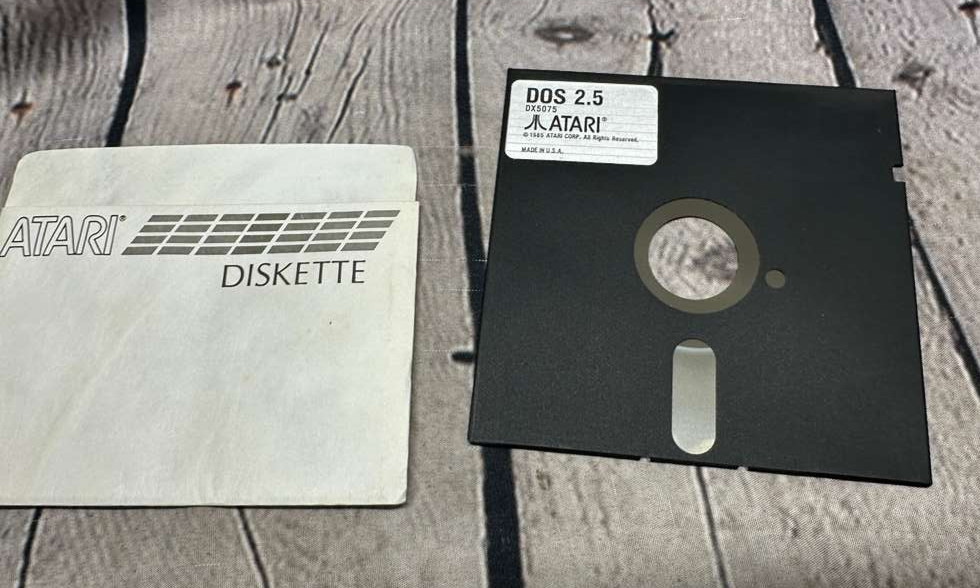 ATARI DOS 2.5 DX 5075 FLOPPY COMPUTER 5.25" DISK 1985