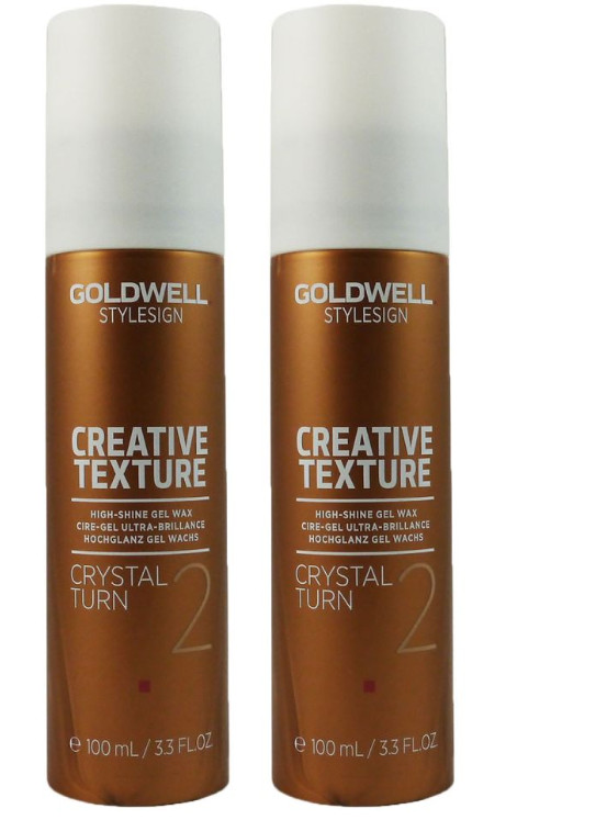 2 pack Goldwell Stylesign Creative Texture gel wax crystal run #2 3.3oz