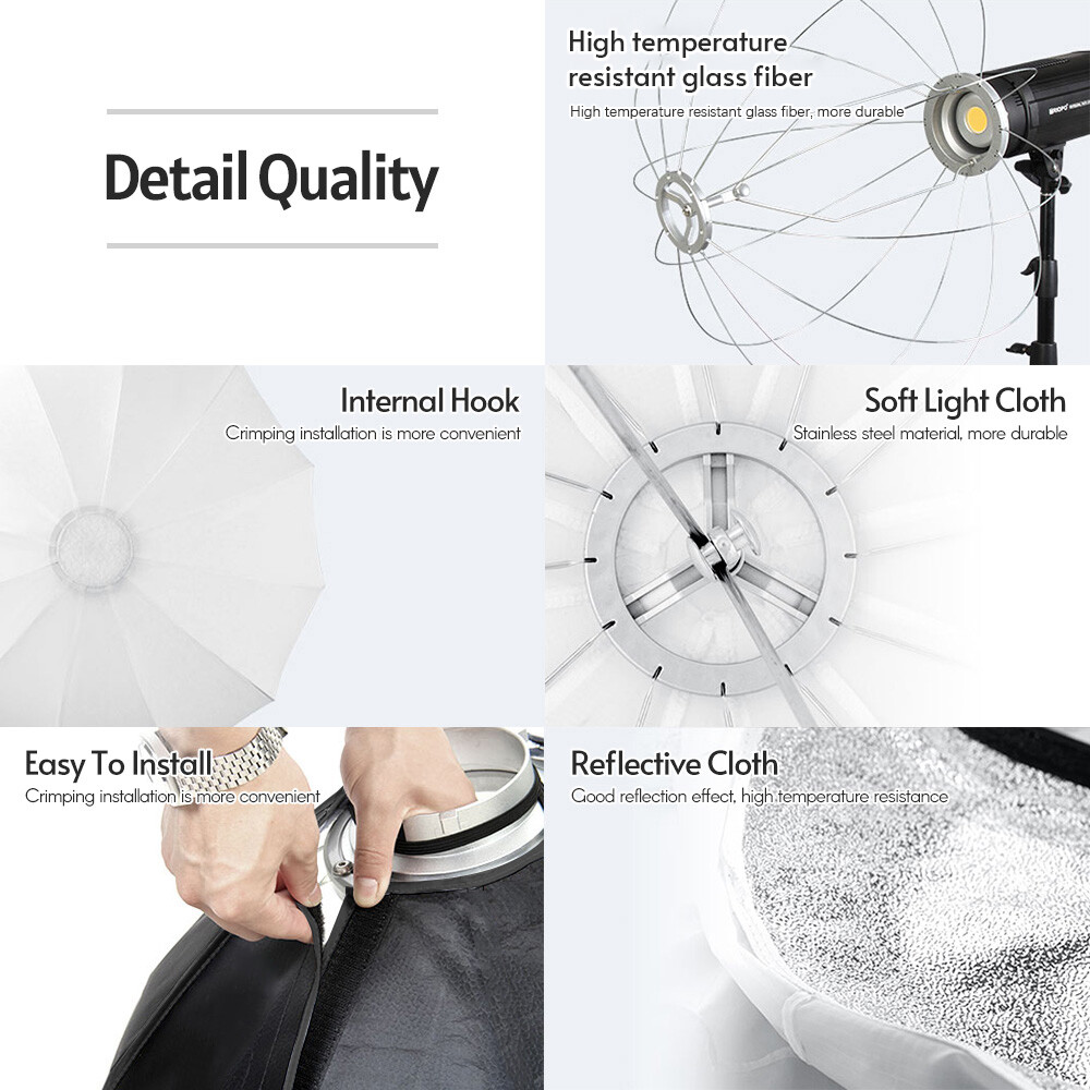 65cm/26inch Lantern Softbox Spherical Collapsible Soft Box E0P1