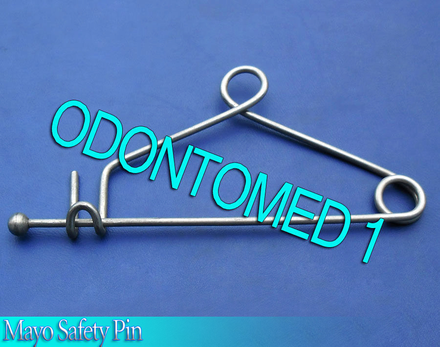 Mayo Safety Pin Surgical Veterinary Instruments 5.50"