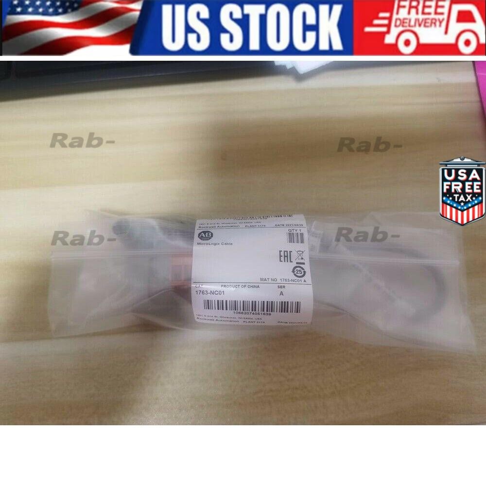 Allen Bradley 1763-NC01 MicroLogix DH-485 Comm Cable Surplus SEALED USA NEW