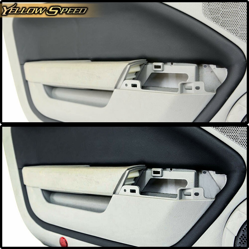 Fit For Ford Mustang 2005 -2009 Pair Interior Door Panel Insert Hard Cover