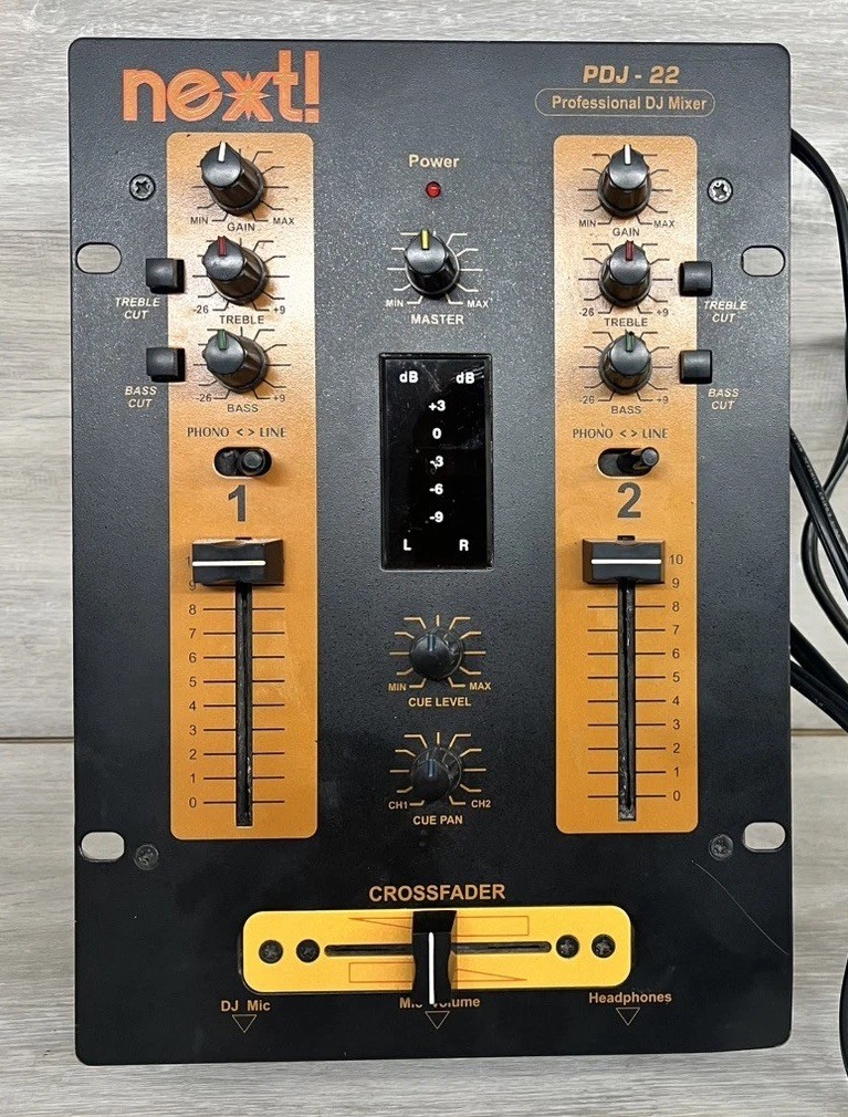 Next! PDJ-20 2-Channel Professional DJ Mixer (PO1021458)