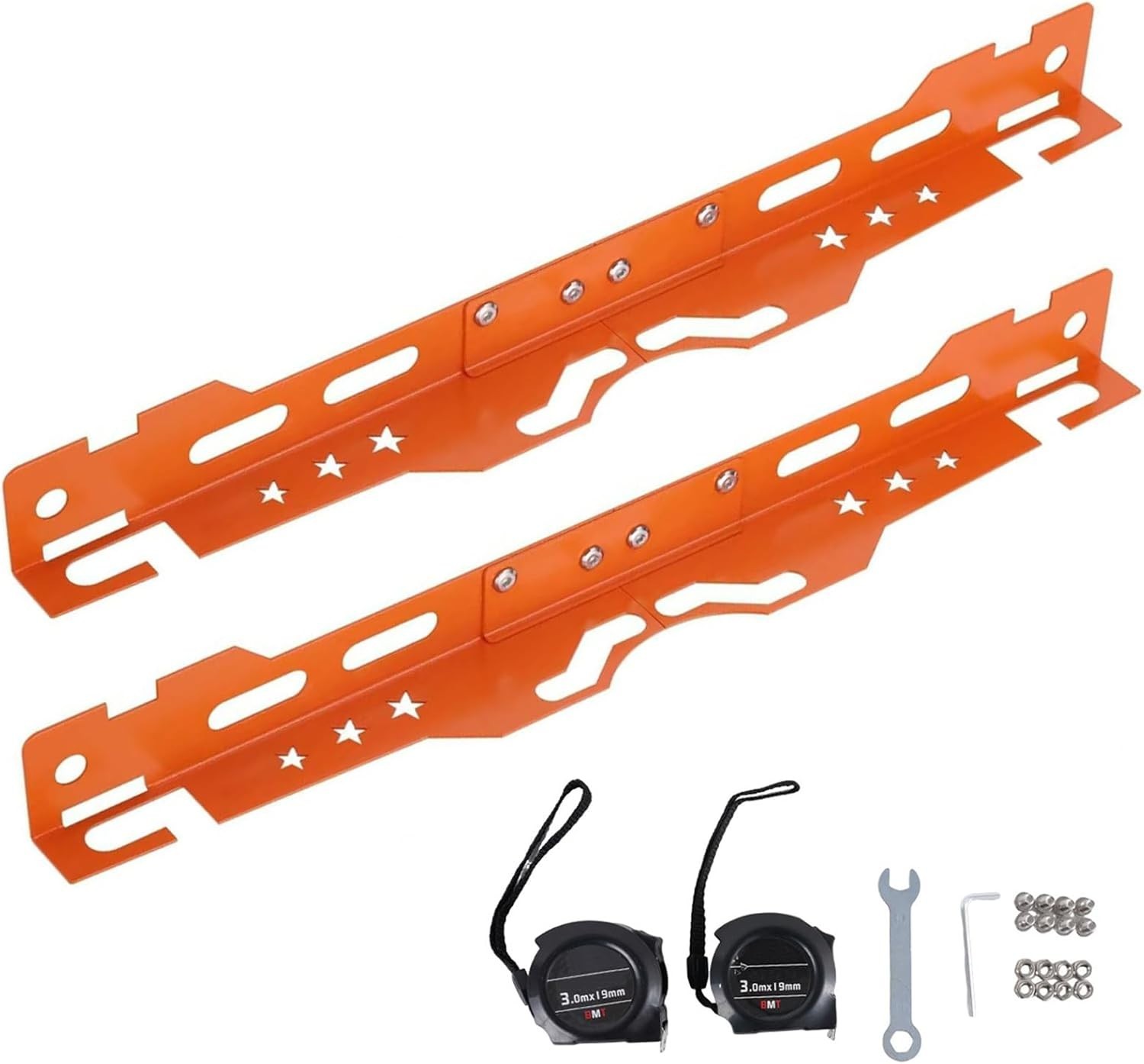 Wheel Alignment Tool with 2 Tape Measures Wrench | Rust-proof stainless. Meas...