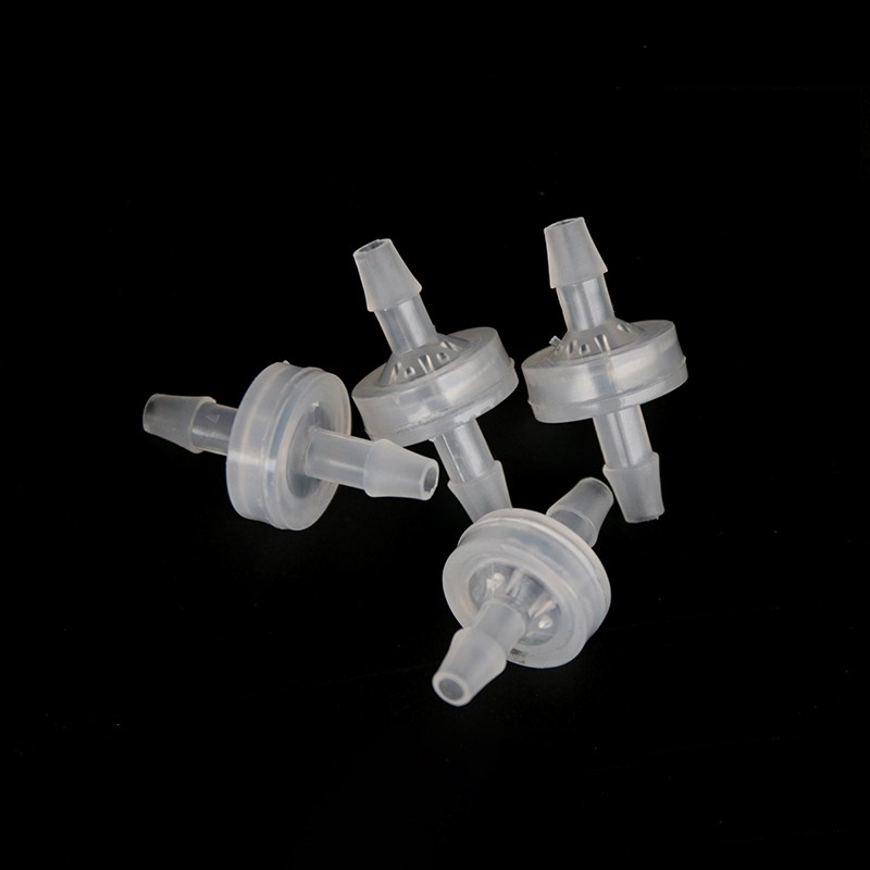 Clear Plastic Check Valve One Way Non Return Inline Barbed/Without Barbs 3-12mm