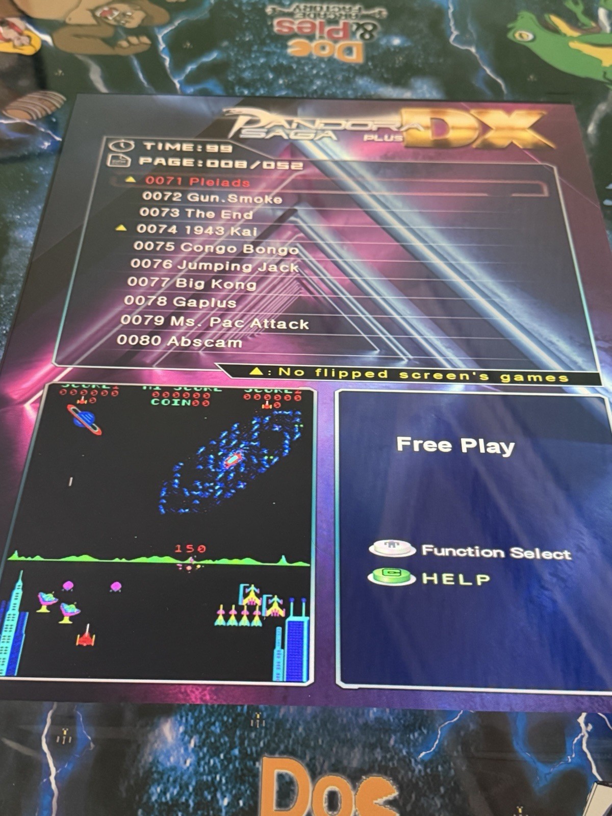 512 Classic Retro Games Cocktail Arcade