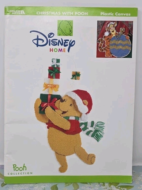 Disney Home Plastic Canvas Leisure Arts Vintage Craft Pattern Instructions