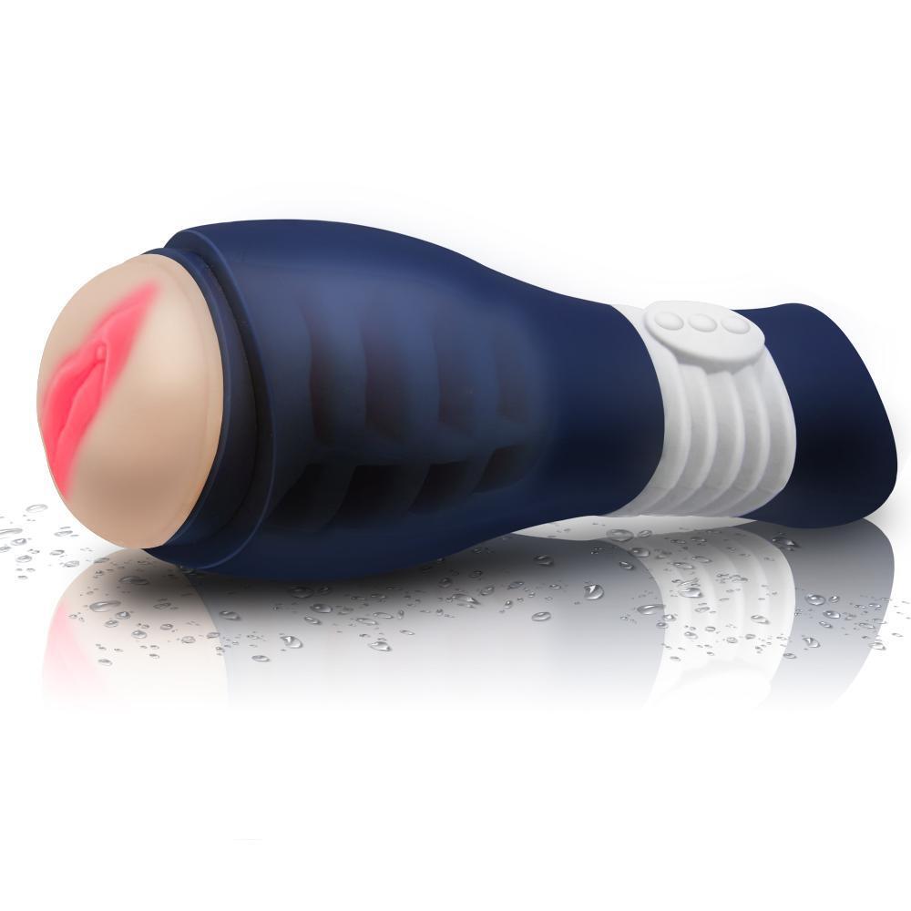 Automatic Male Masturbators Thrusting Vibrate Sucking Cup Stroker Oral Lubricant