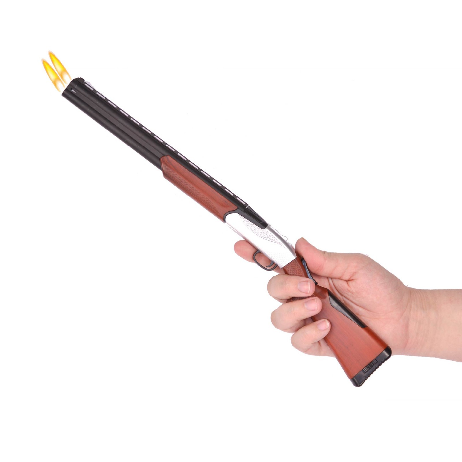 G.E.I. Over Under Shotgun BBQ Lighter Multipurpose Novelty Unique Classic Candle