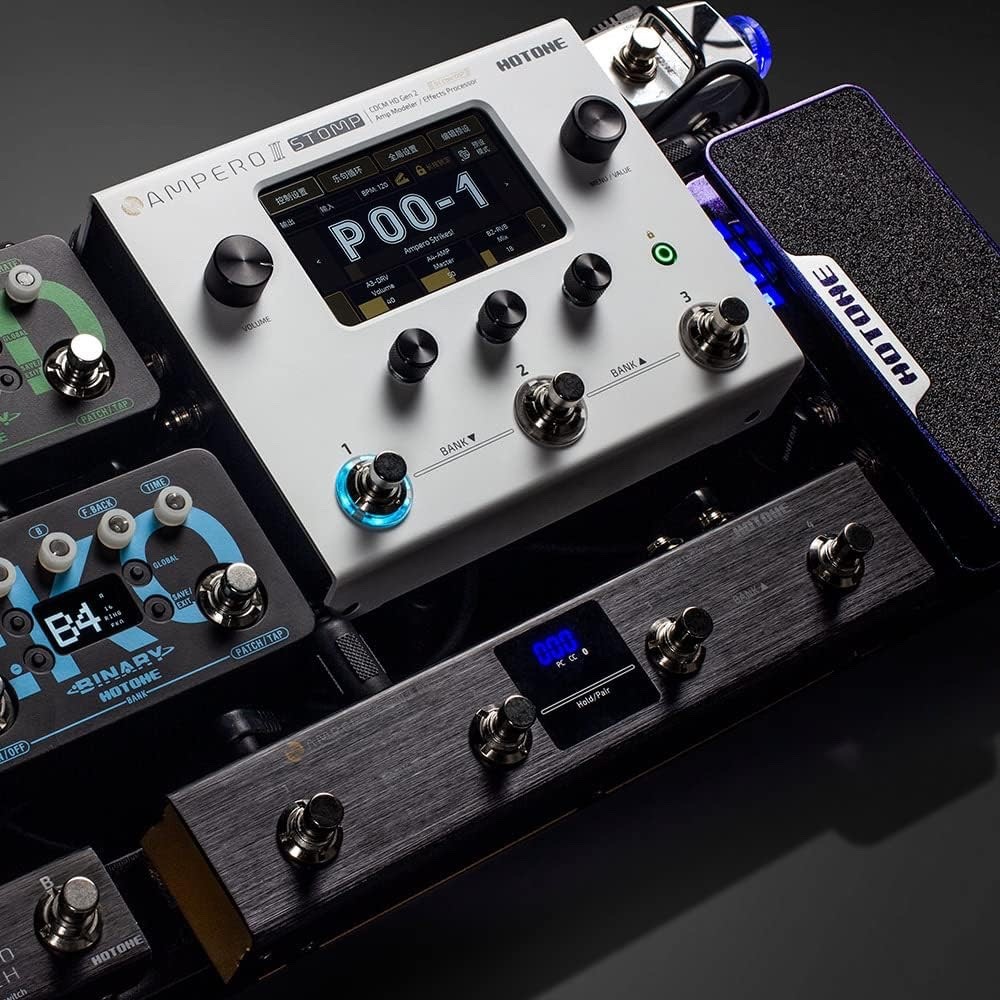 Hotone Guitar Multi Effects Processor Pedal Touch Screen Guitar Bass Amp!!!