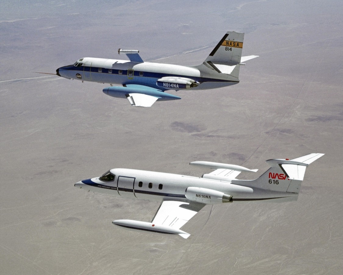 1982 NASA C-140 Jetstar Aircraft - 8x10 Photo On 8.5x11 #1857
