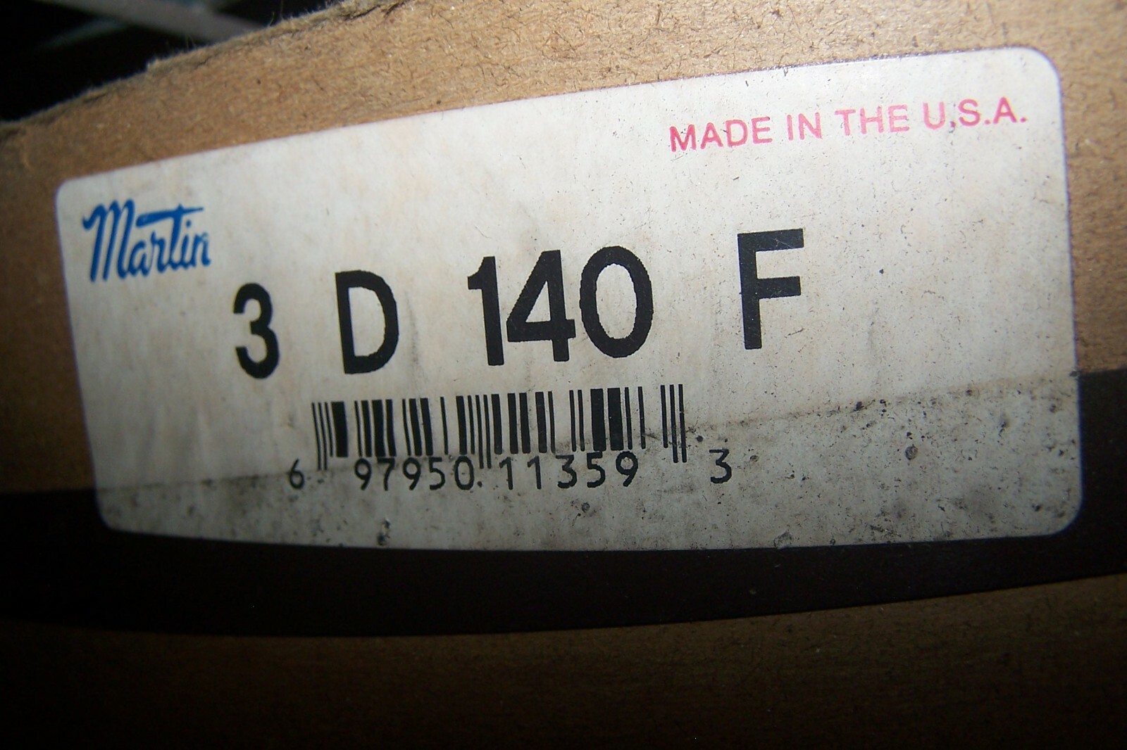 NEW MARTIN 3D140F CONVENTIONAL QUICK DISCONNECT SHEAVE